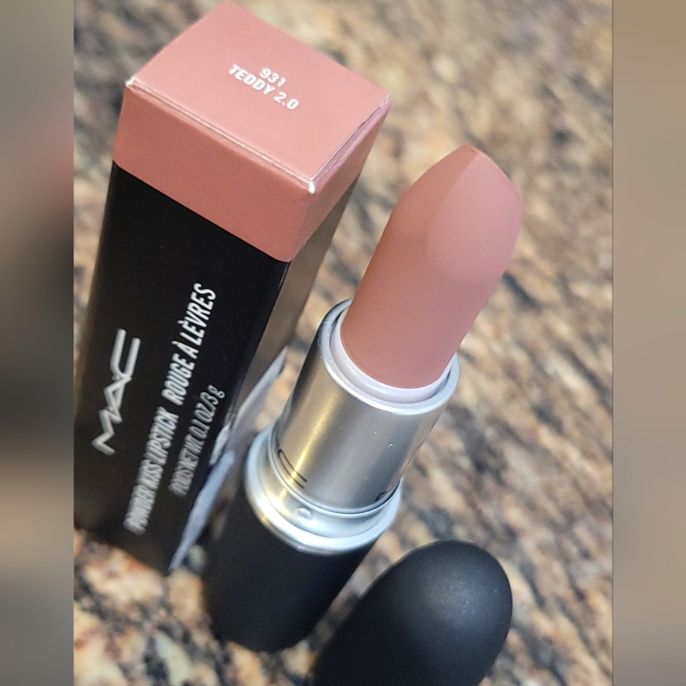 MAC Powder Kiss Lipstick, Teddy 2.0 (931)